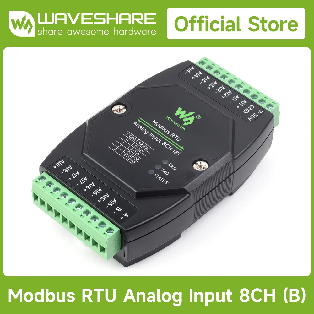 Аналоговый вход waveshare modbus rtu - Фотография_2