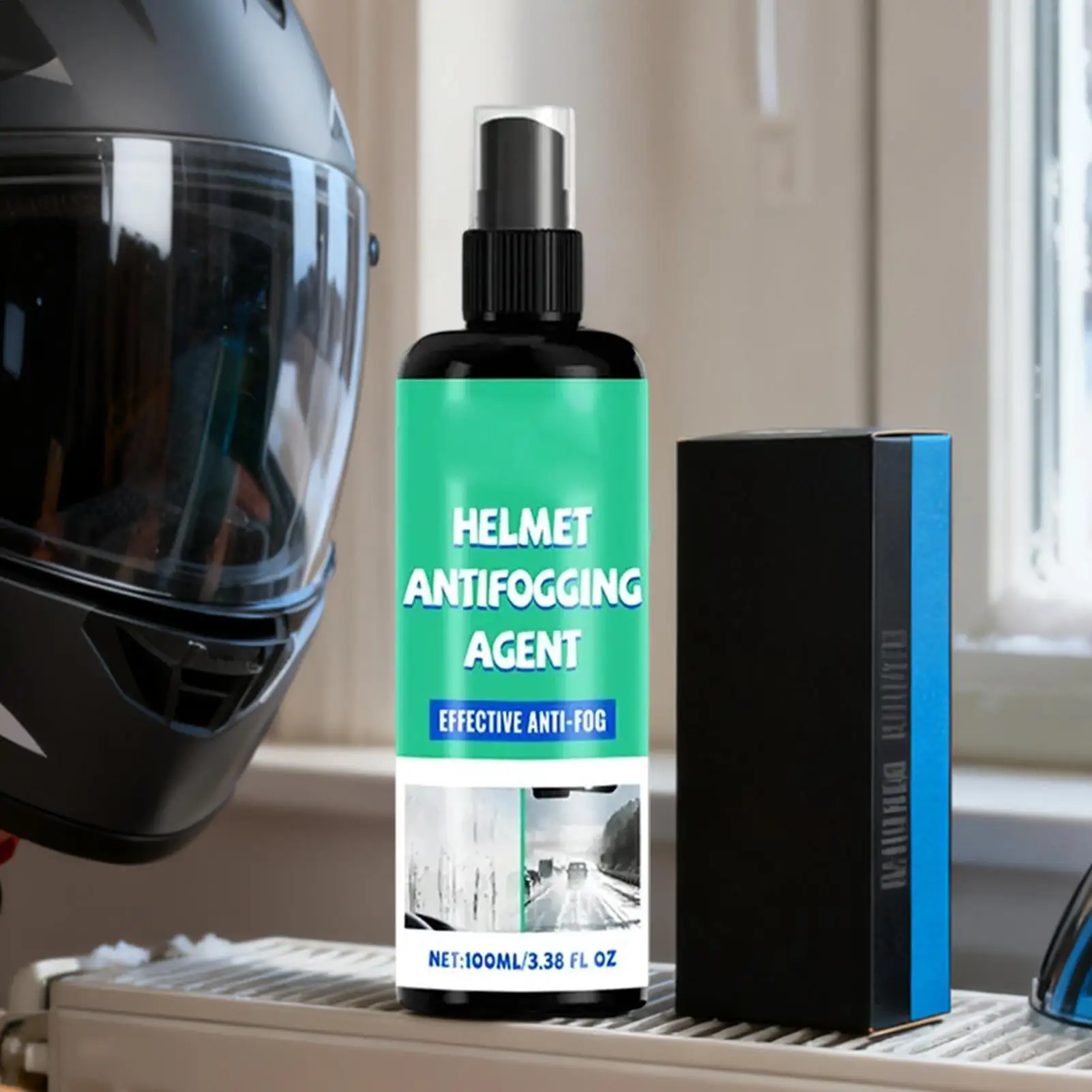 Противотуманный спрей для шлема и очков