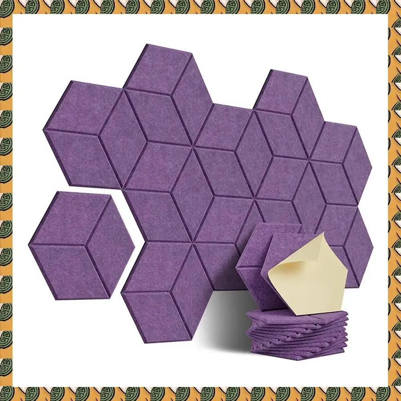 Самоклеящаяся акустическая панель с шестигранной y-образной подкладкой