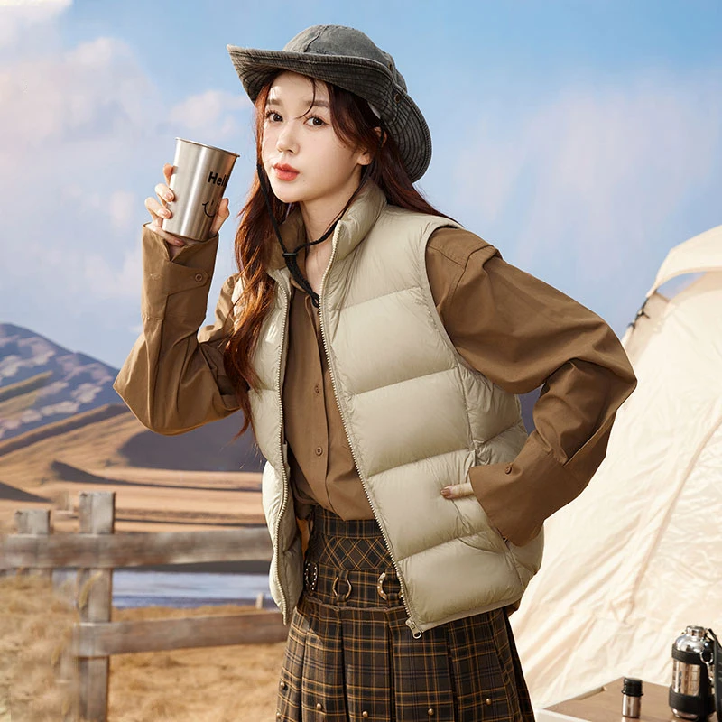 Женский пуховик без рукавов shascullfites melody