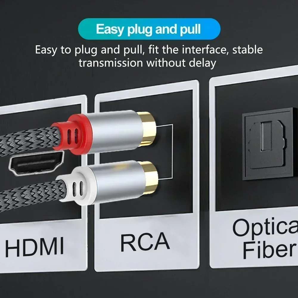 Кабель rca 2 rca на 2 стерео кабеля - Фотография_6