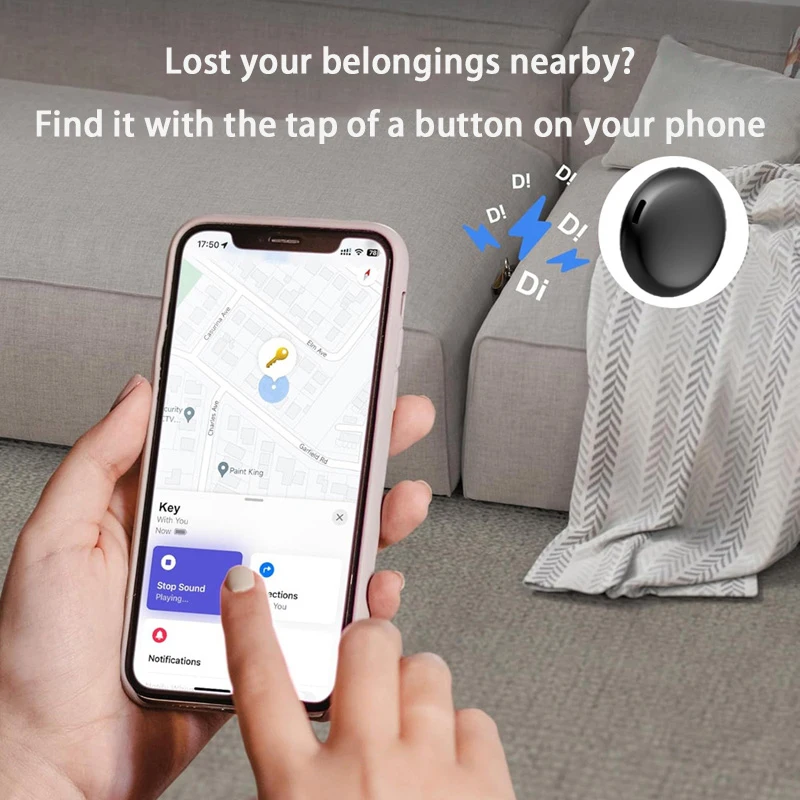 Мини gps-трекер xiaomi apple find my - Фотография_3