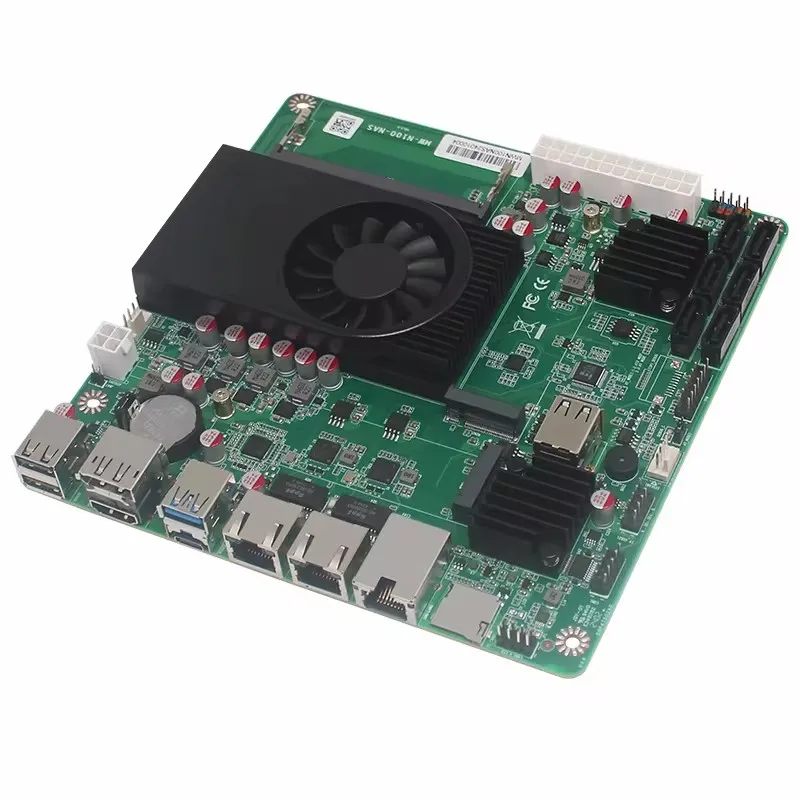 Материнская плата 6-bay n100 i3-n305 nas 1*10g 2 * i226-v 2 - Фотография_5