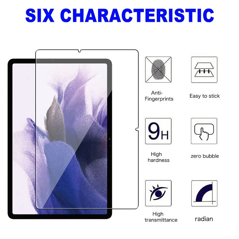 Защитная пленка из закаленного стекла 9h для samsung galaxy tab s7 fe 12 - Фотография_2