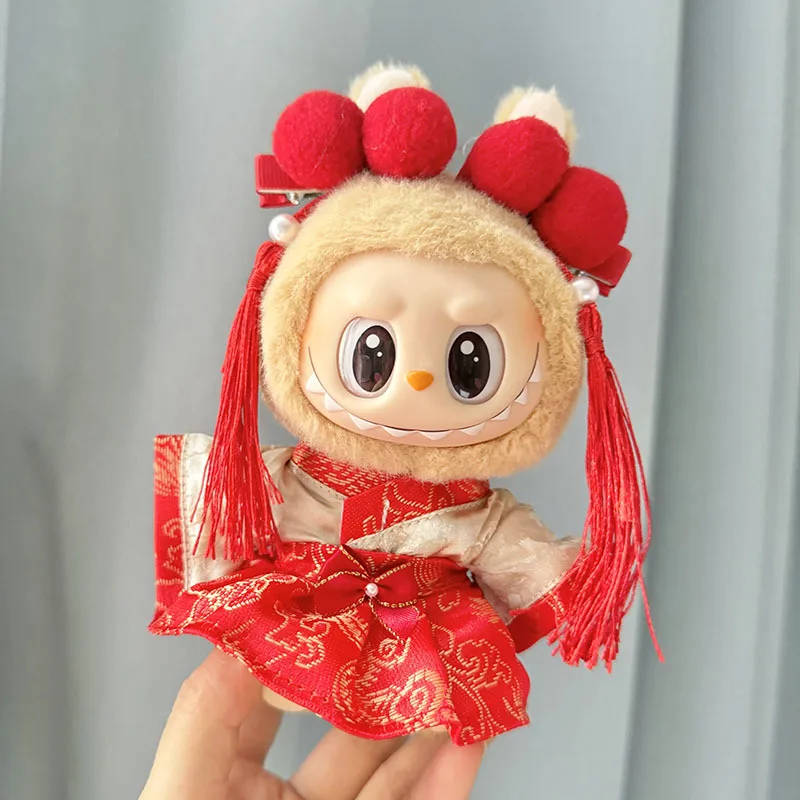 17 см labubu i ii idol куклы милая - Фотография_4