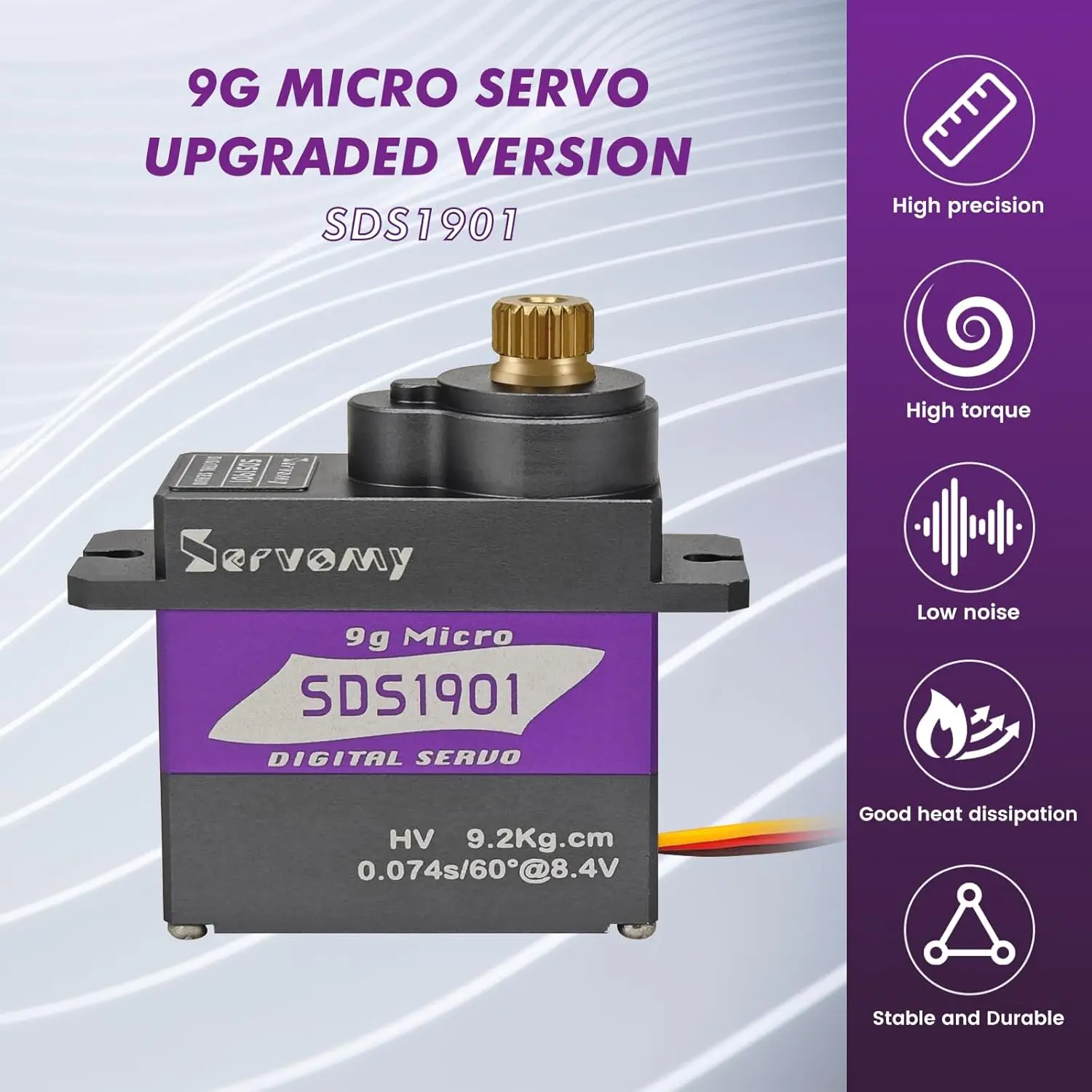 Servomy-sds1901 sg90/mg90s 9g миниатюрный размер