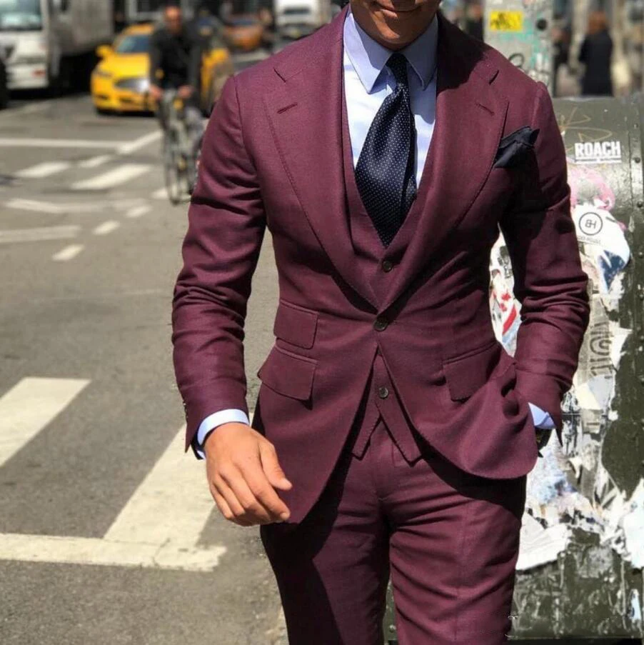 Classy wedding tuxedos suits slim - Фотография_4