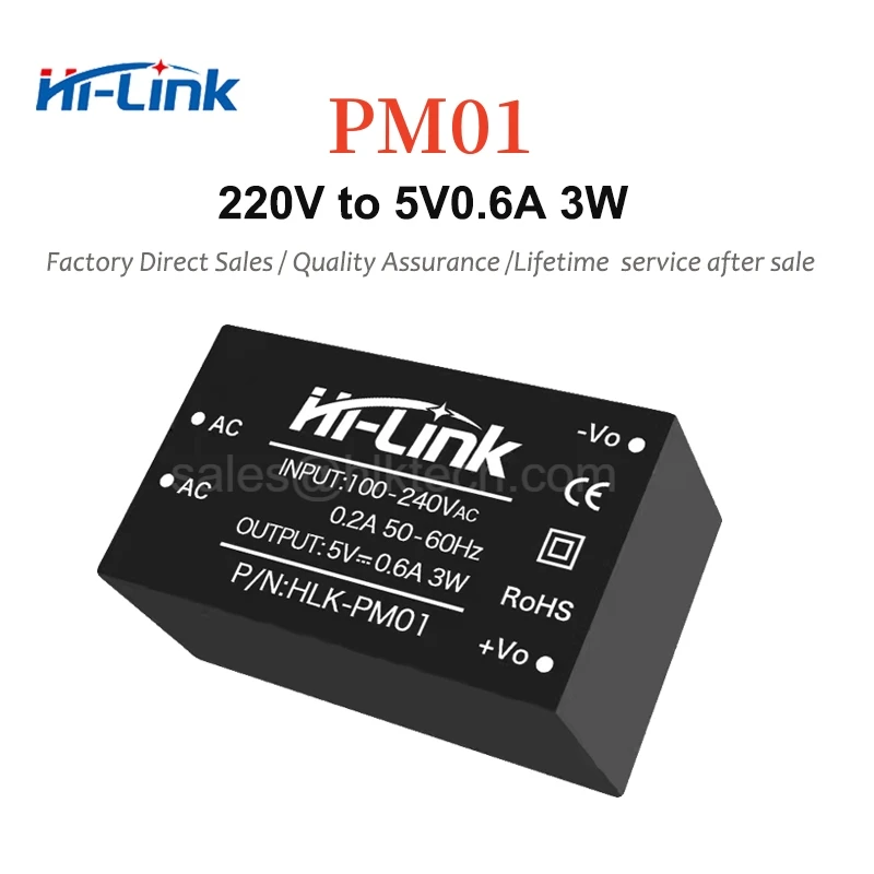 Hi-link hlk-pm01 pm03 pm09 pm12 pm15 pm24 3 вт 220 в до 3 - Фотография_2