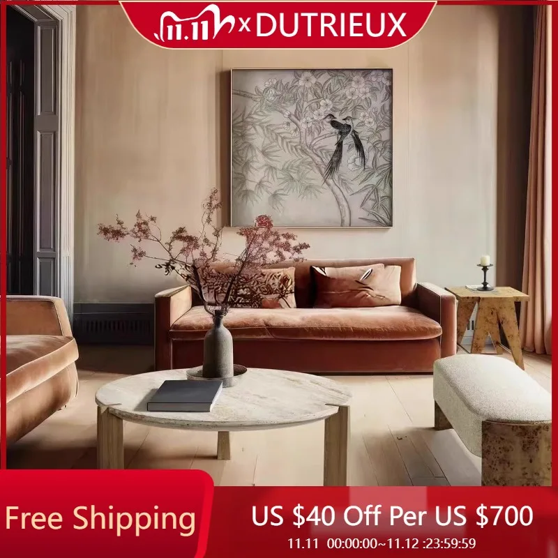 Профессиональный низкий табурет с акцентом для гостиной