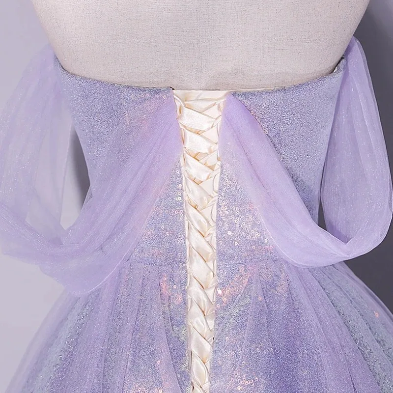 Платья для выпускного вечера светло-фиолетовое - Фотография_4