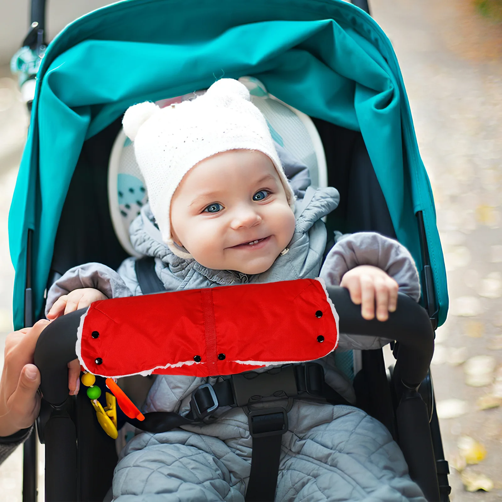 Зимняя изолированная муфта для рук коляски - Фотография_6