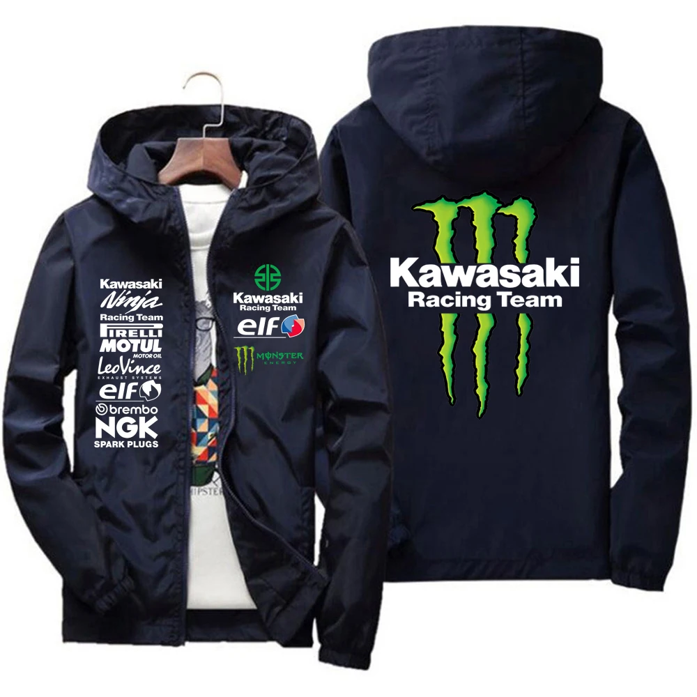 Куртка гоночной команды с логотипом kawasaki - Фотография_5