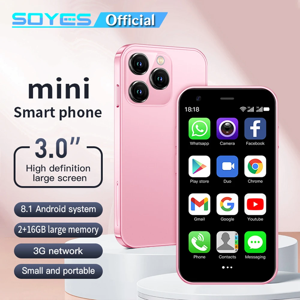 Soyes xs15 mini android8.1 смартфон 3