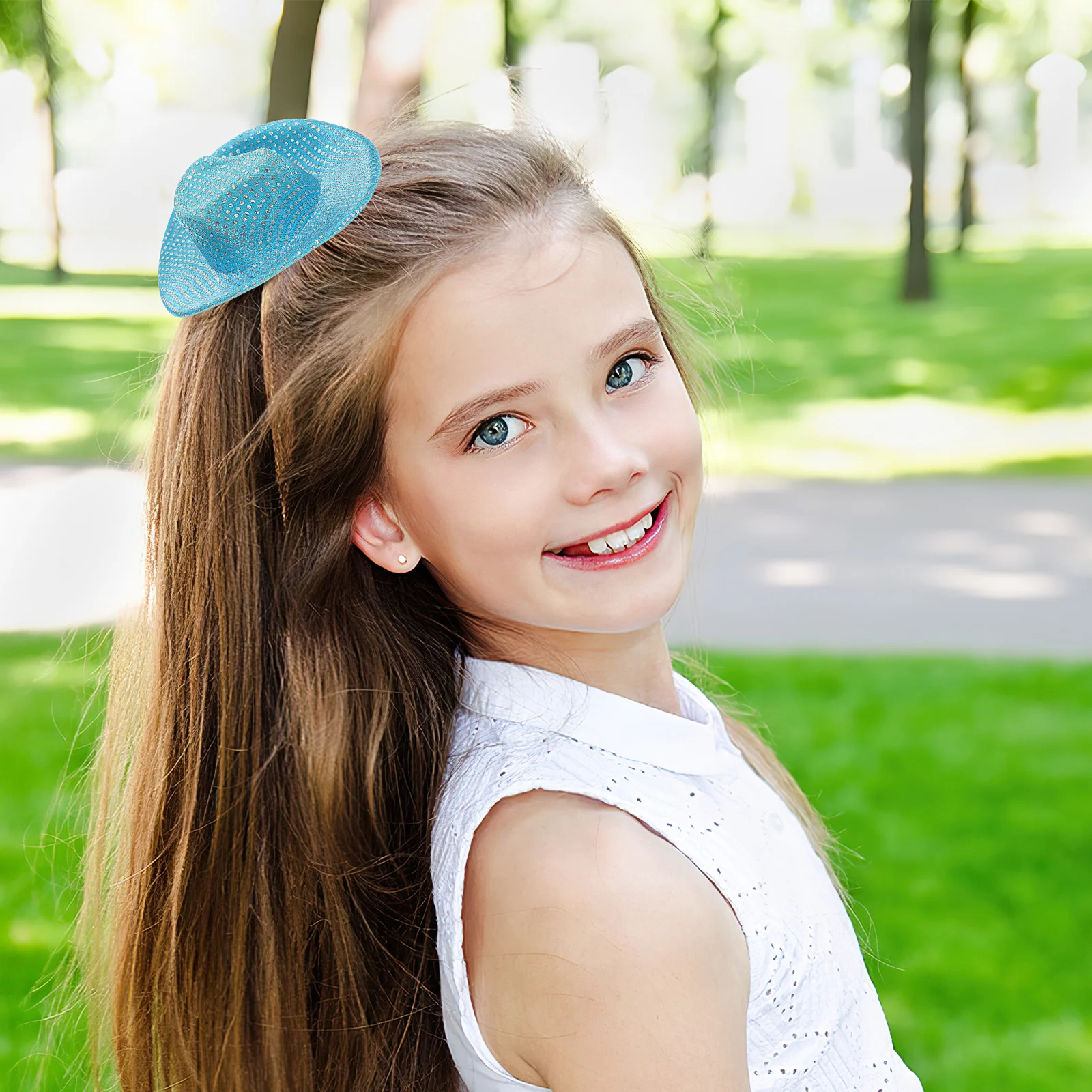 Мини-блестящие ковбойские шляпы