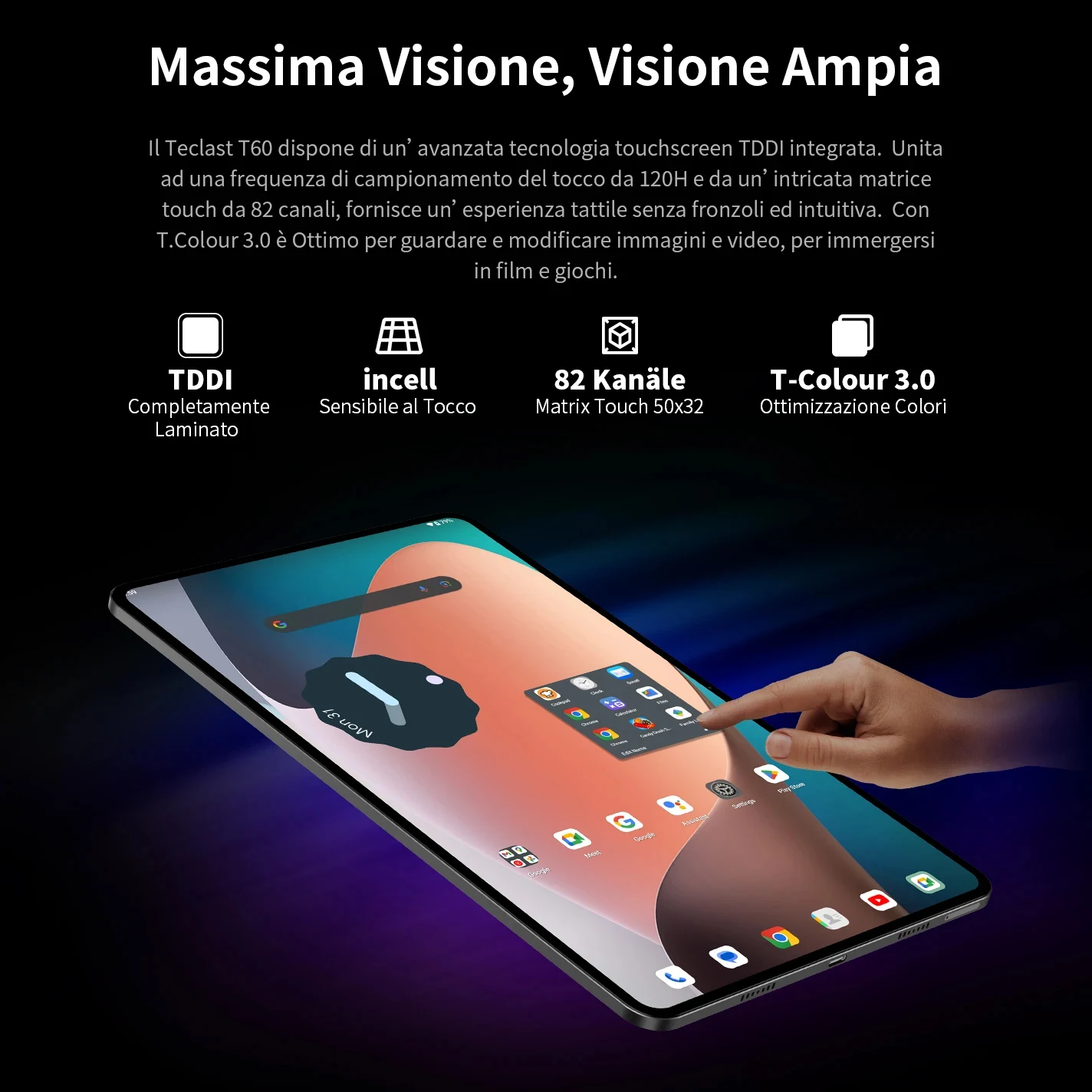 Teclast t60 12-дюймовый 2k-планшет - Фотография_5