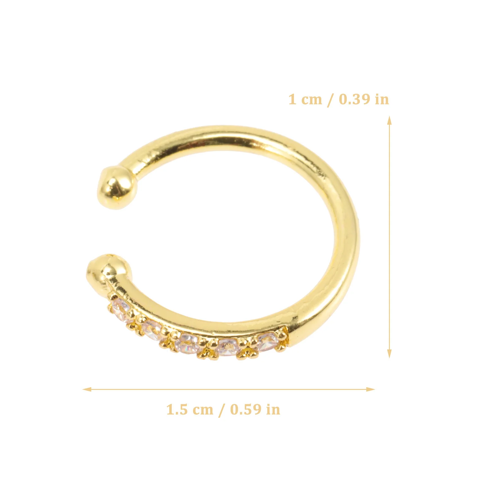 Поддельные кольца в носу для женщин - Фотография_5