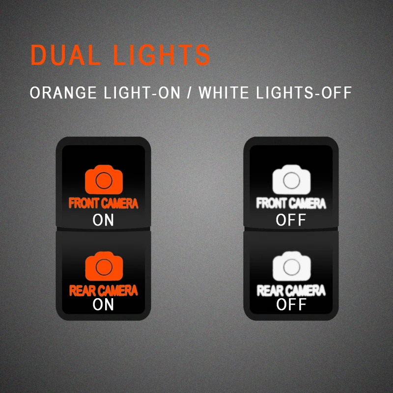 12 в передняя задняя камера оранжево-белый - Фотография_2