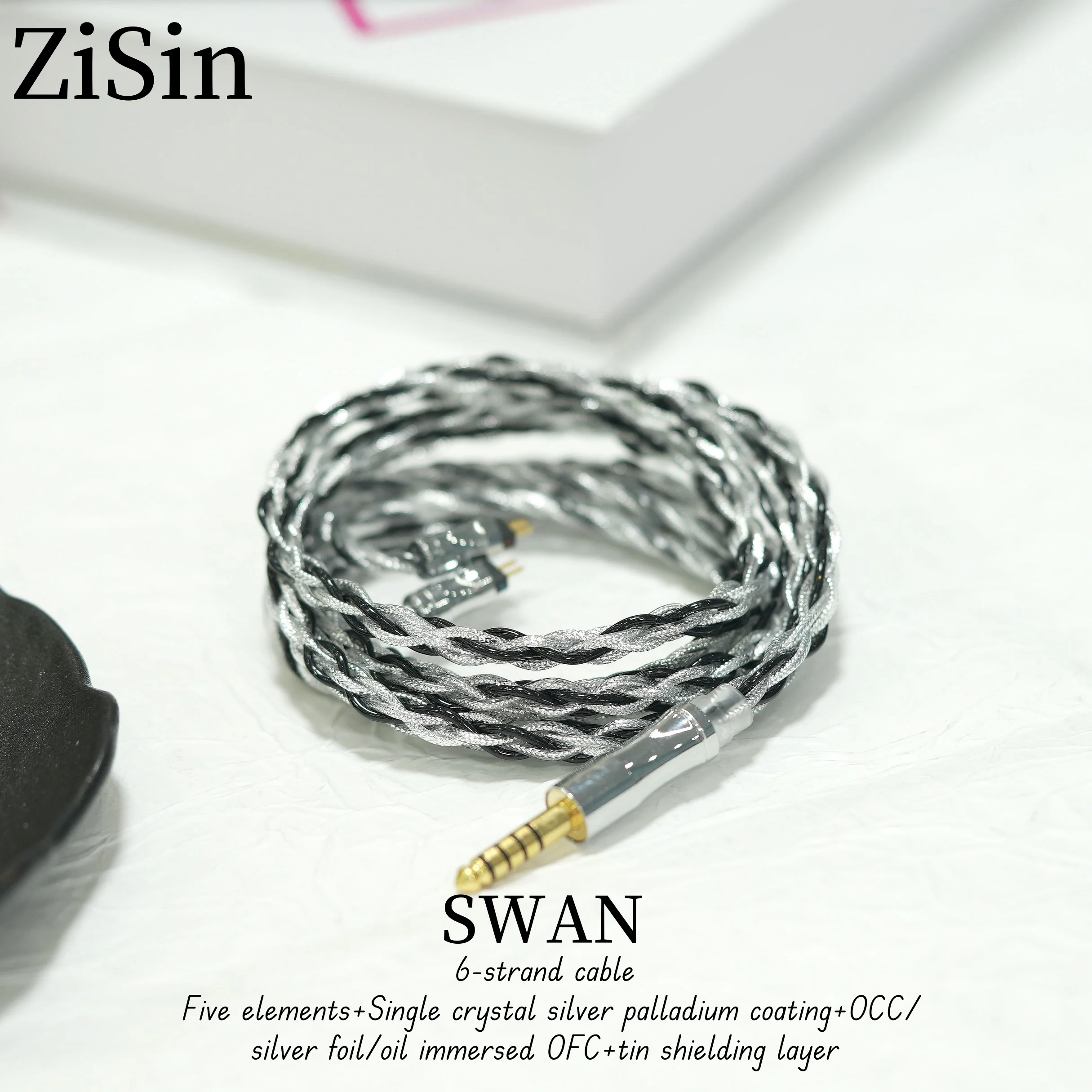 Zisin-303 6-ядерный кабель для обновления наушников hifi 6