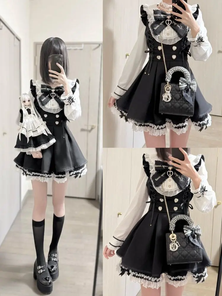 Preppy style sweet kawaii элегантный - Фотография_2