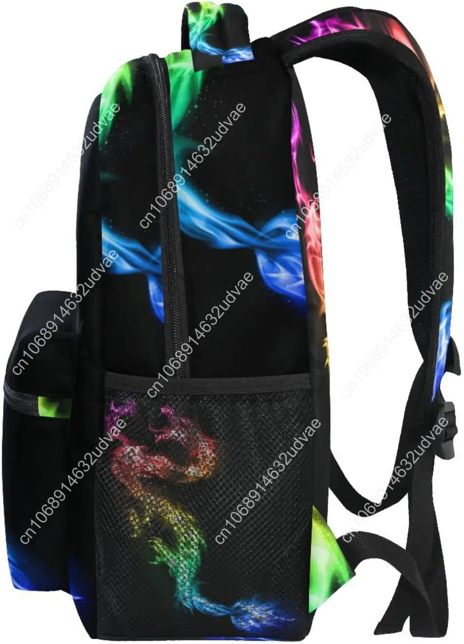 Школьный рюкзак fire rainbow dragon - Фотография_5