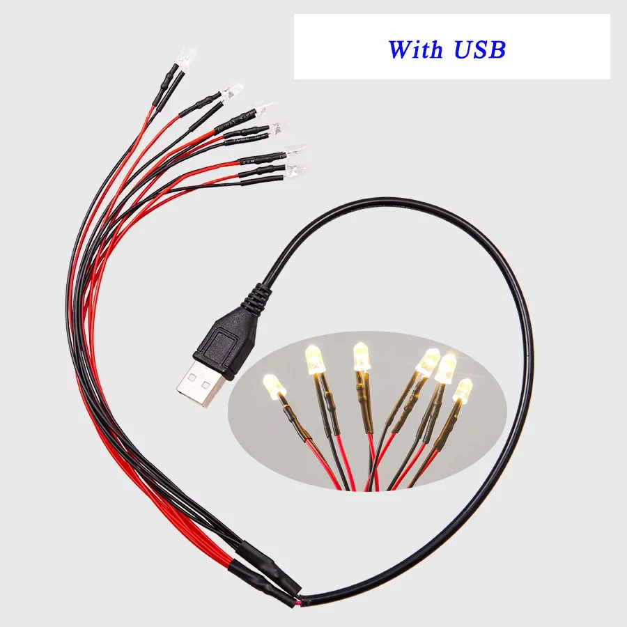 С usb светодиодными бусинами