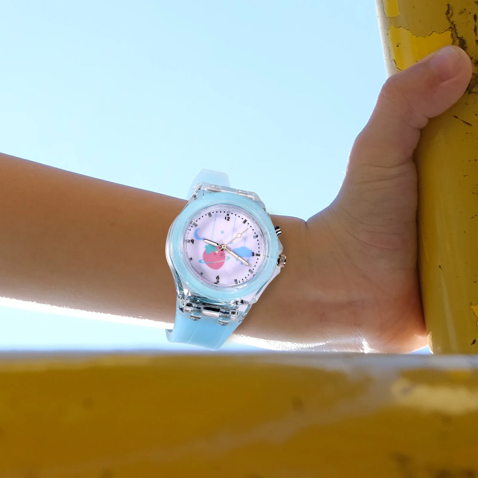 Мультяшные силиконовые студенческие часы - Фотография_2