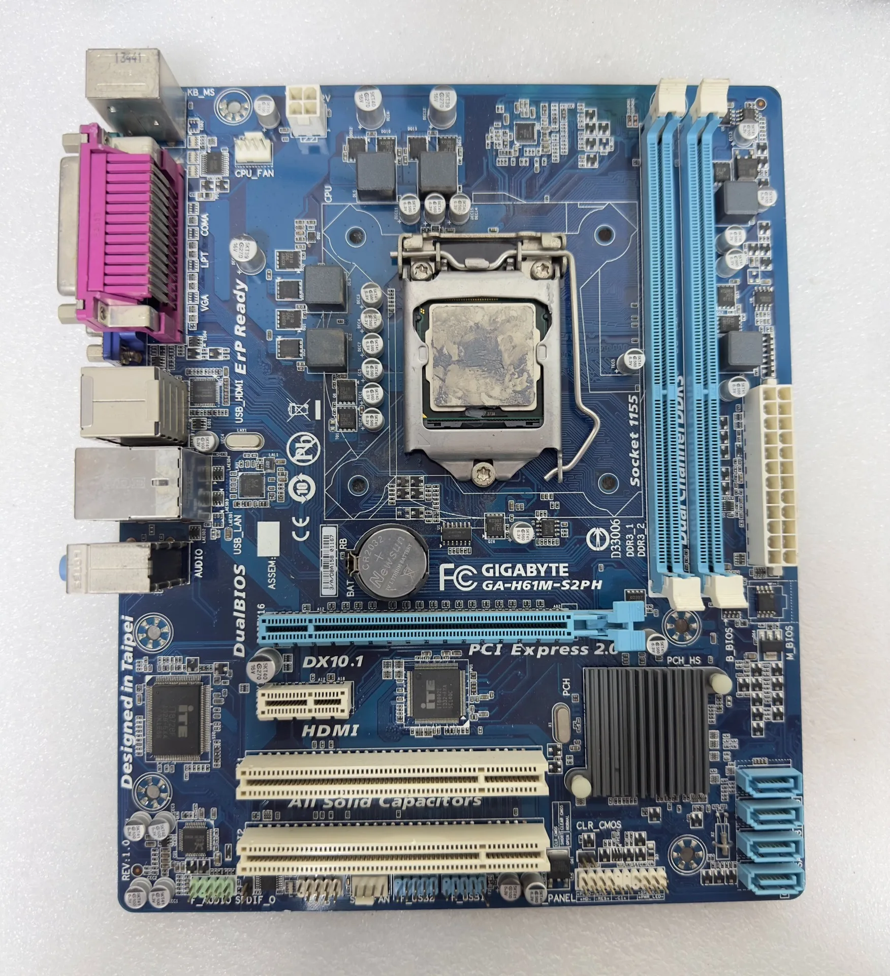 Известный бренд — материнская плата ga-h61m-s2ph - Фотография_2