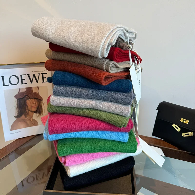 100% новый женский шерстяной шарф - Фотография_4