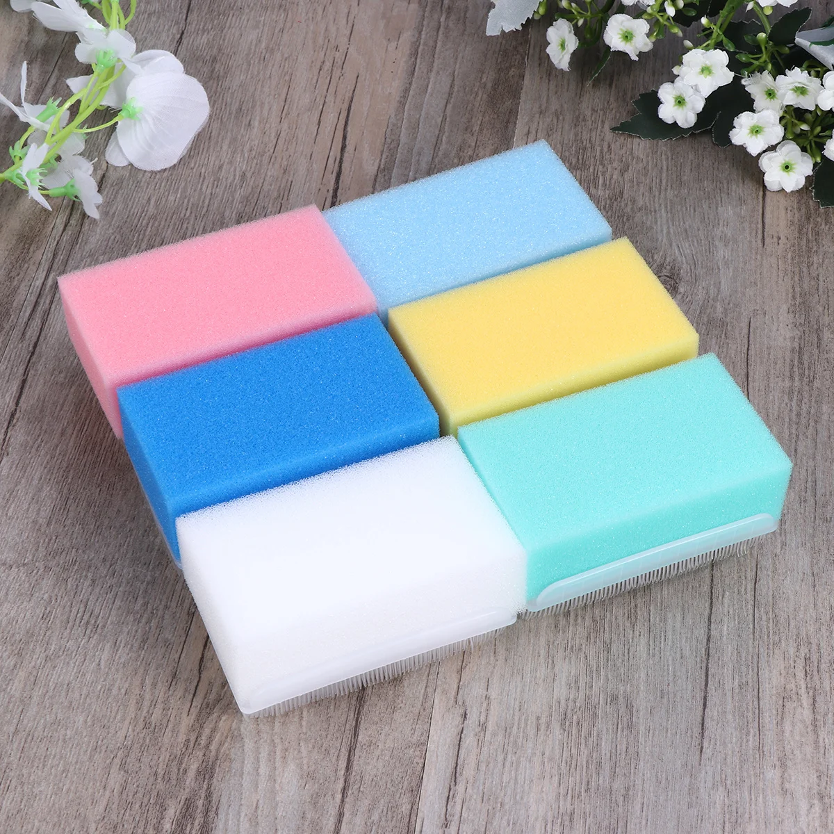 Сенсорная интеграционная губчатая щетка для детской ванны с мягкой щетиной