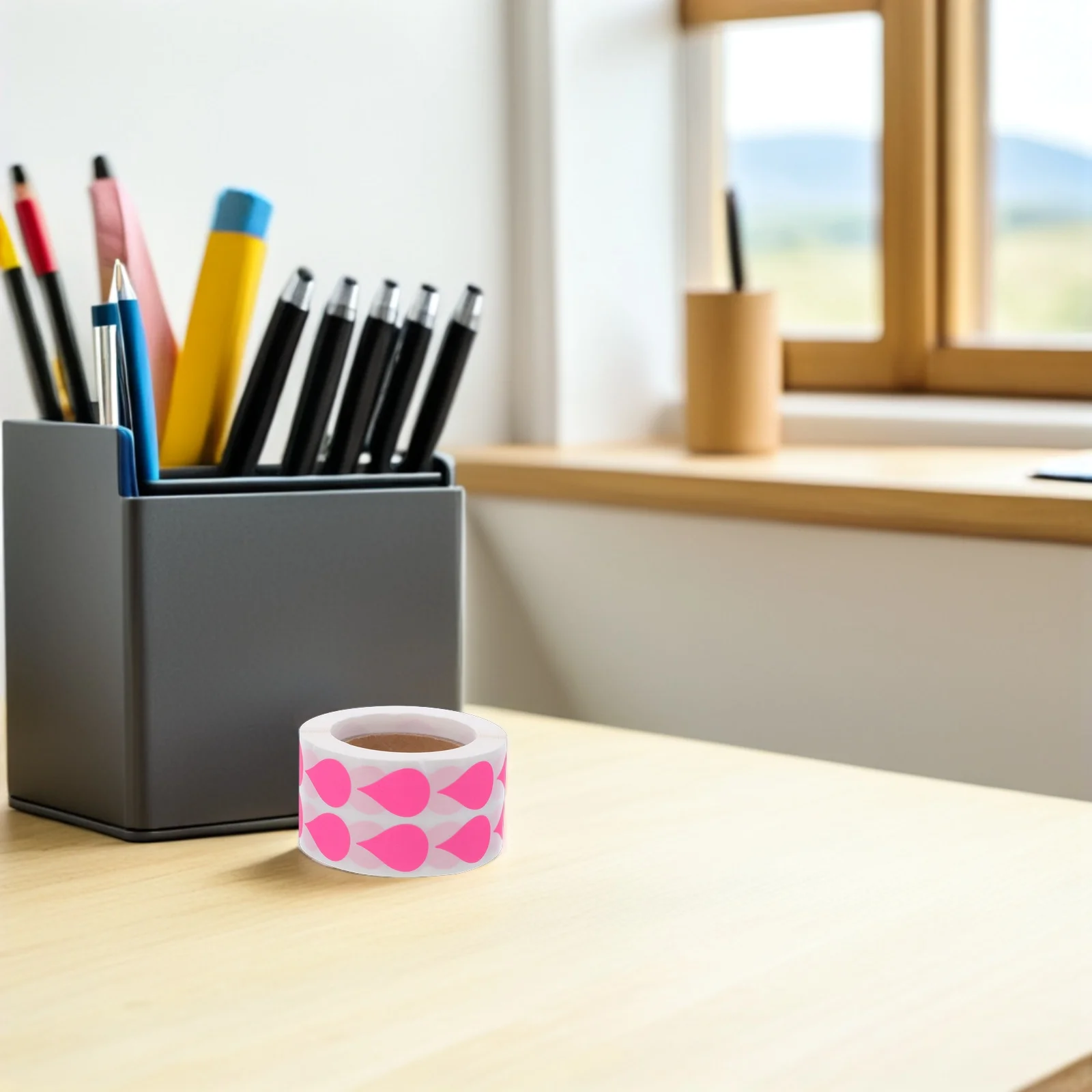 2 рулона, этикетки для блокнота с каплями дождя