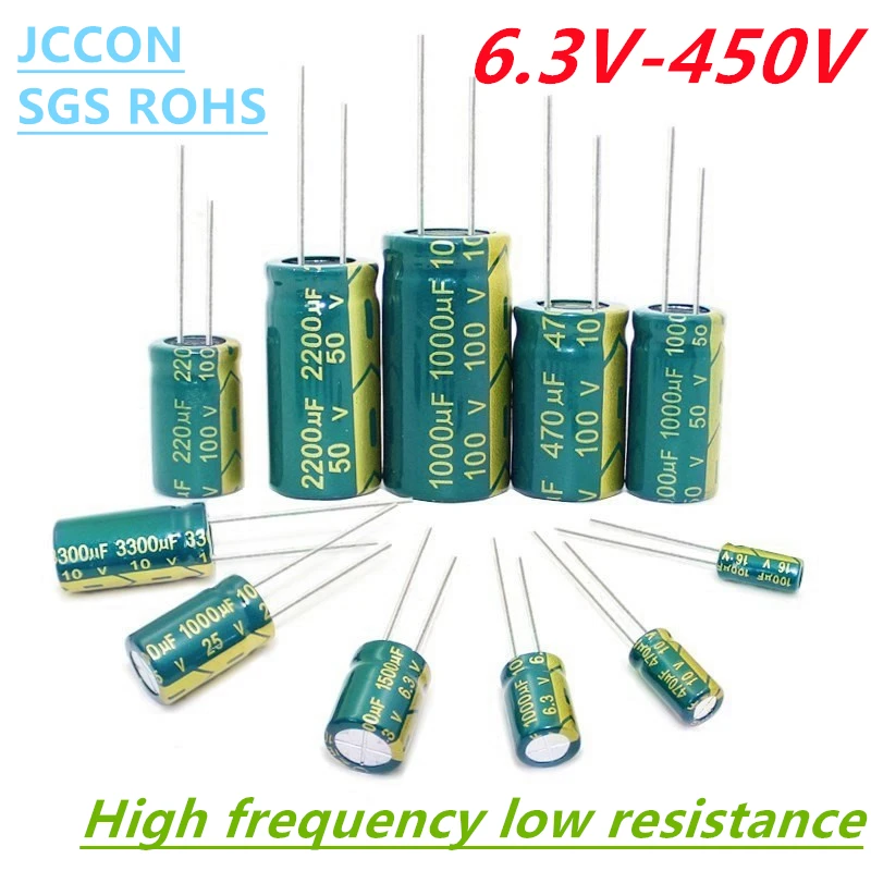 6.3v 10v 16v 25v 35v 50v 63v 100v
