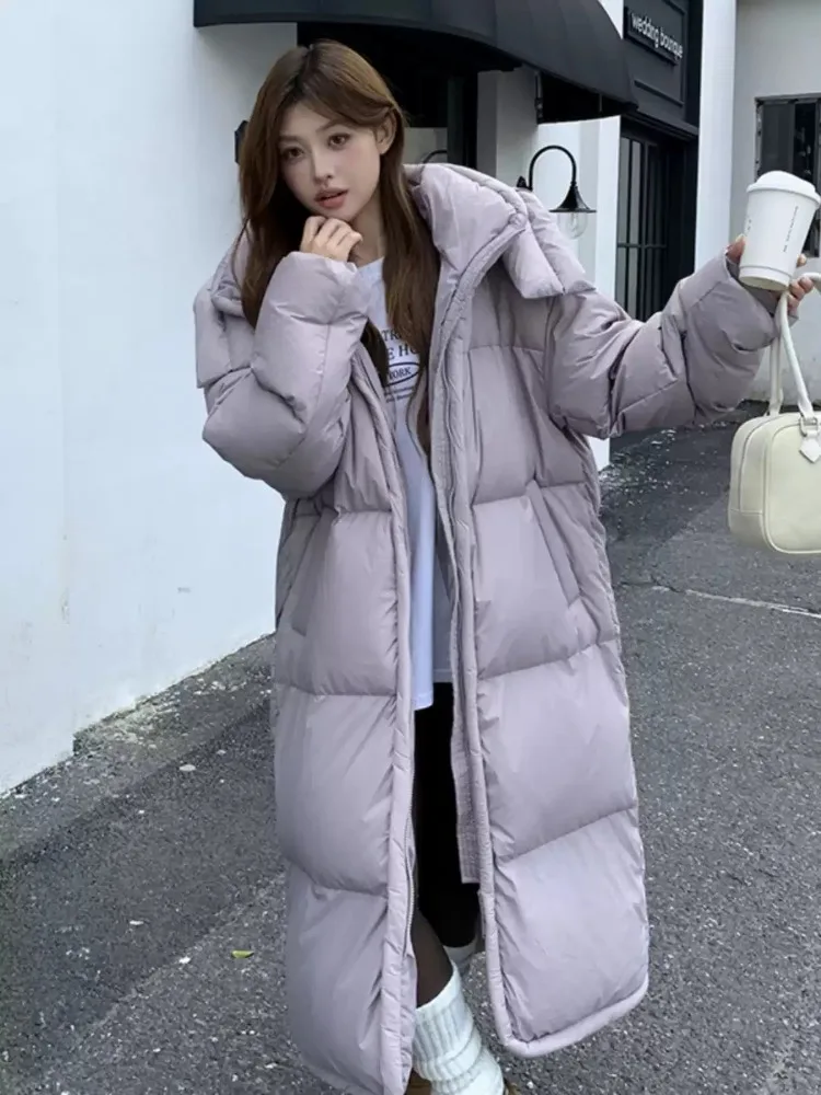 Длинная зимняя парка оверсайз - Фотография_2