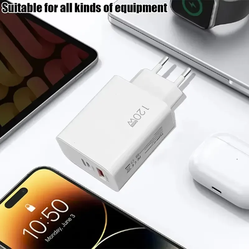 Оригинальное зарядное устройство xiaomi 120 вт turbo fast - Фотография_5