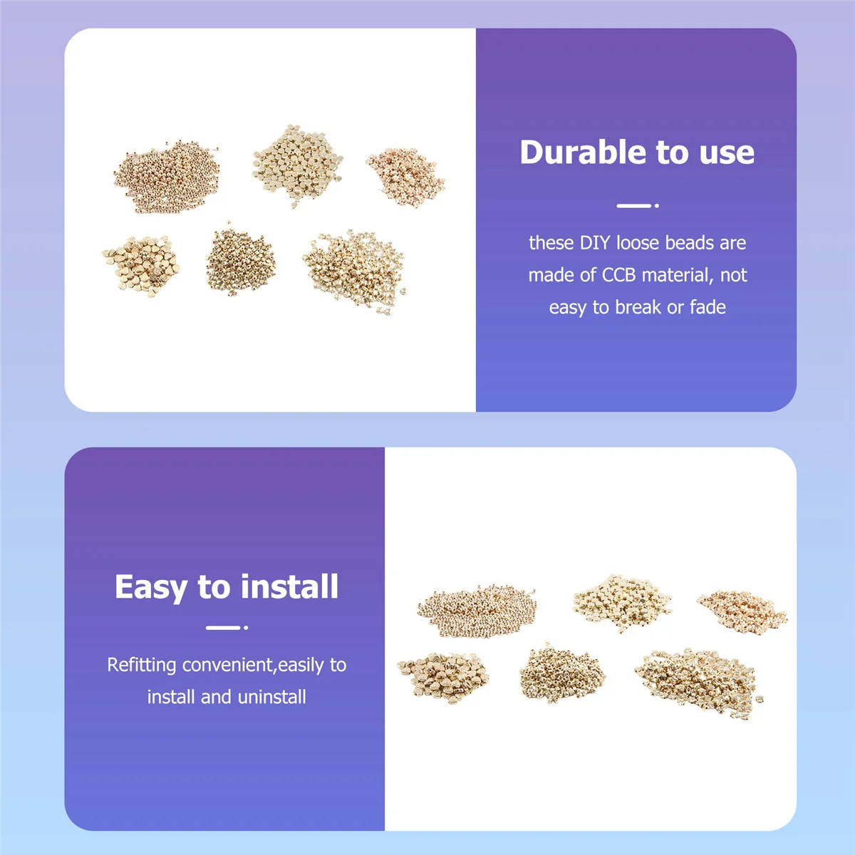 Набор бусин-разделителей для изготовления ювелирных изделий из браслета - Фотография_4