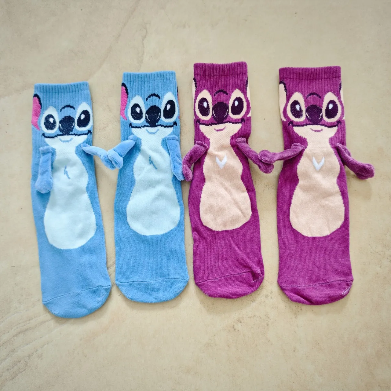Носки stitch angel kawaii disneys - Фотография_6
