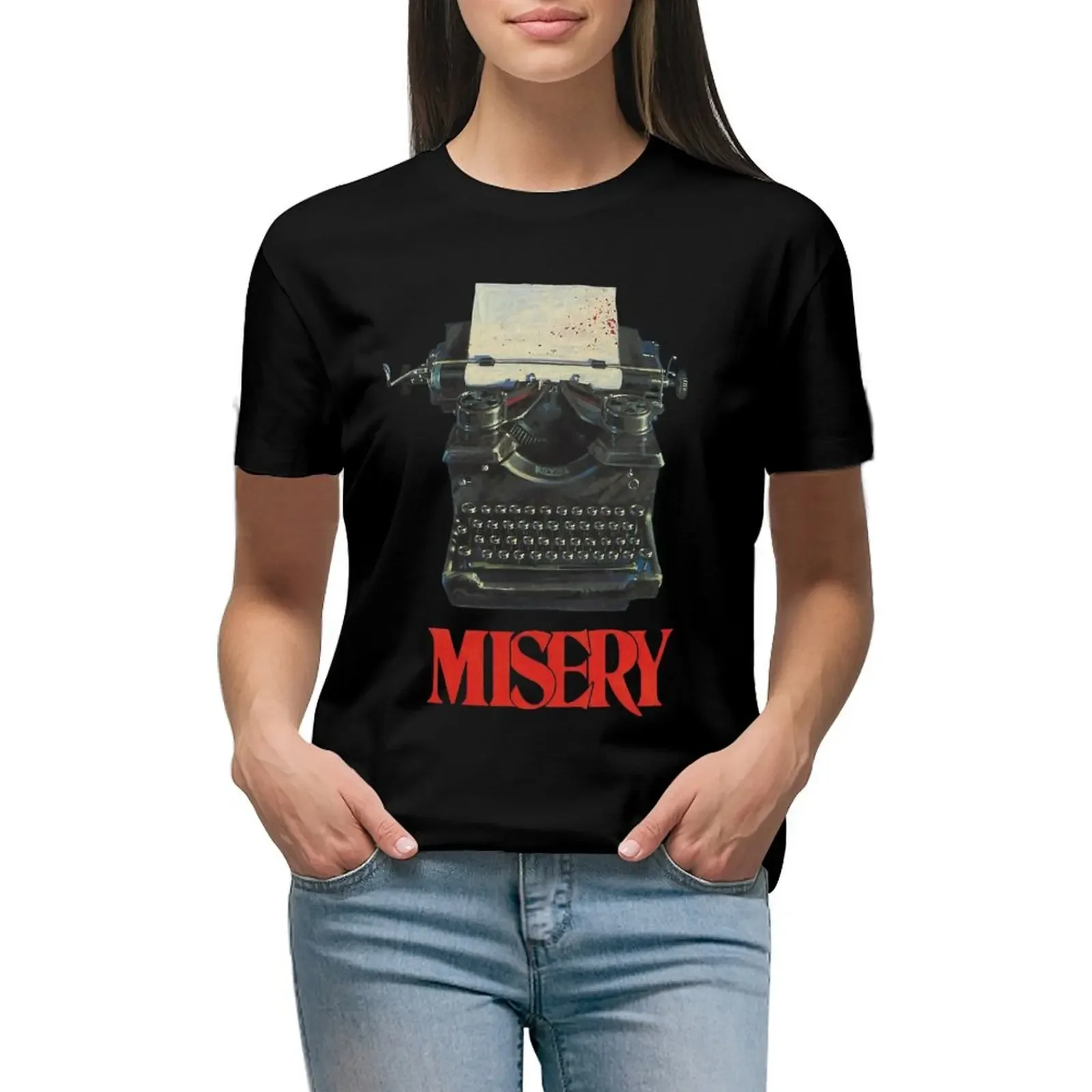 Футболка misery с животным принтом для девочек