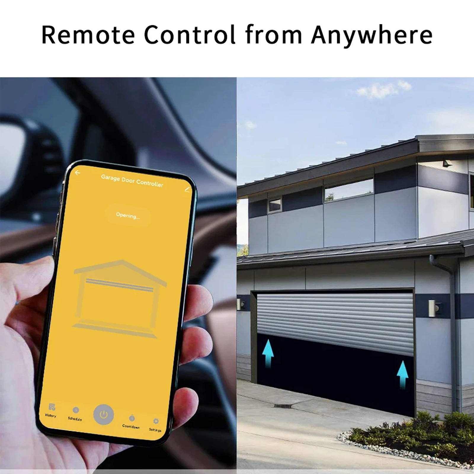 Смарт-контроллер qcsmart tuya для открывания гаражных дверей - Фотография_2