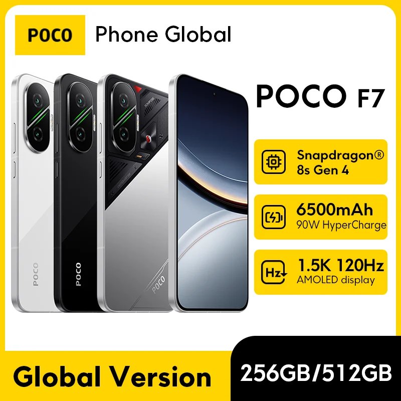 【мировая премьера】poco f7 5g global version snapdragon ®   8s gen 4 nfc 6