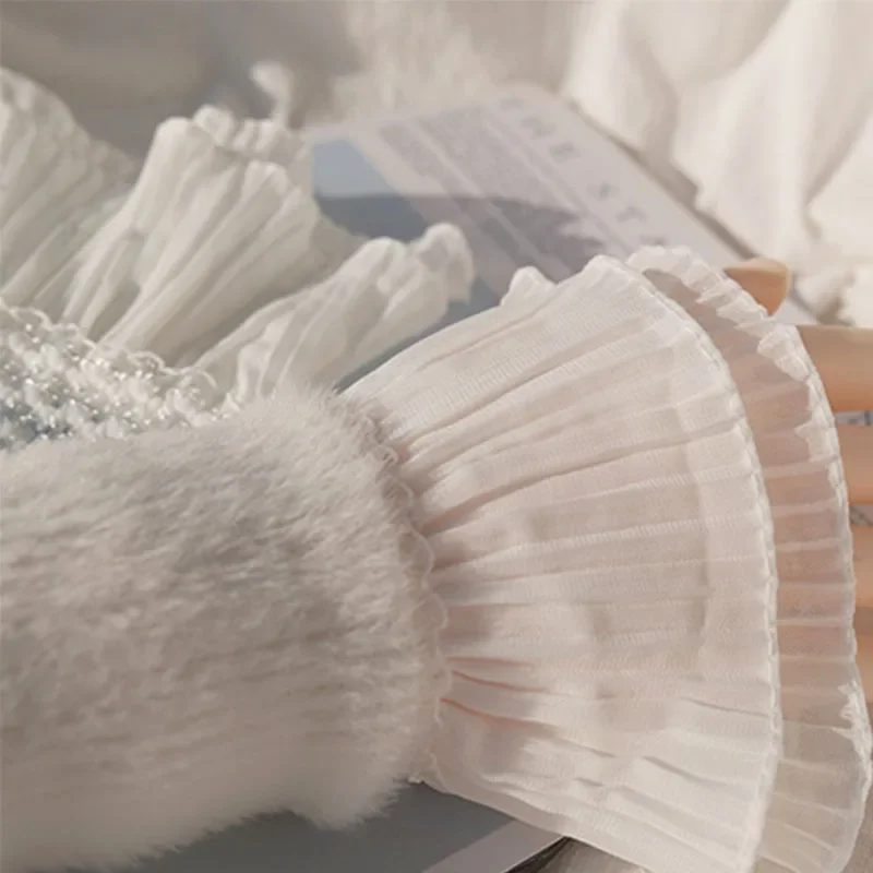 Весенний съемный свитер с искусственными рукавами - Фотография_5