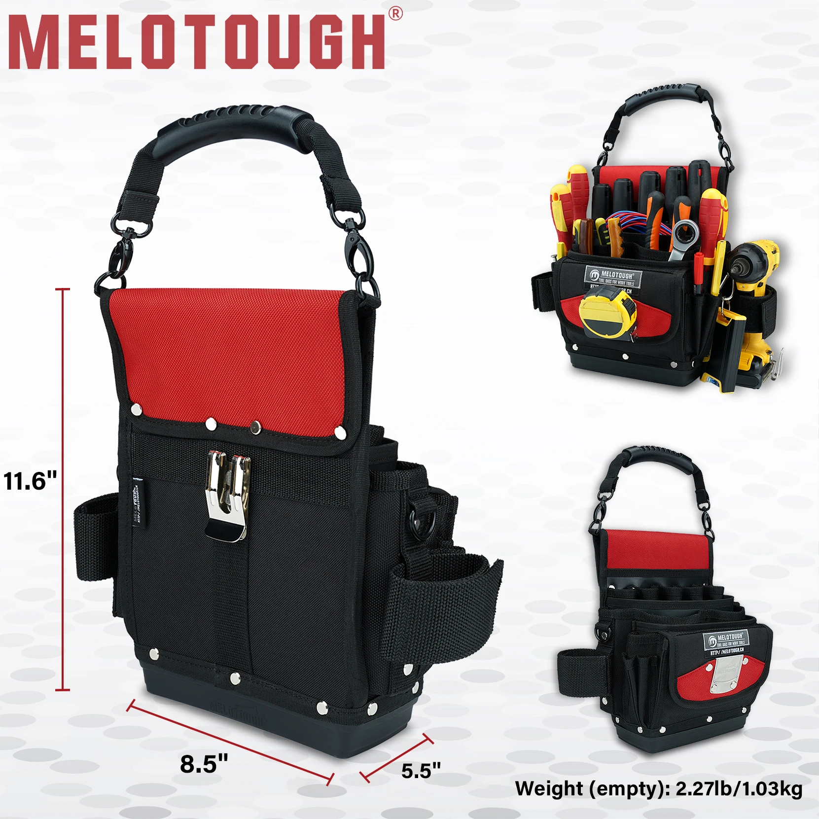 Сумка для инструментов с зажимом для ремня - Фотография_4