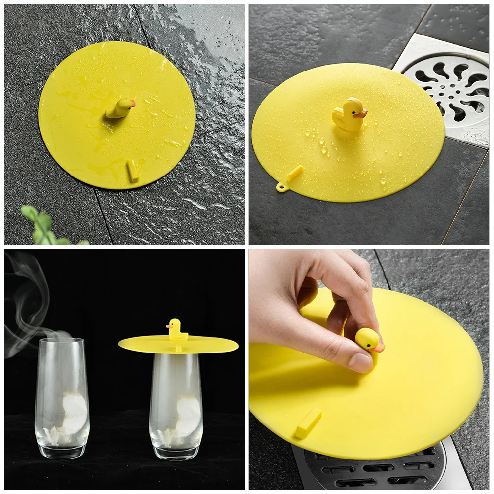 Круглая силиконовая сливная крышка - Фотография_2