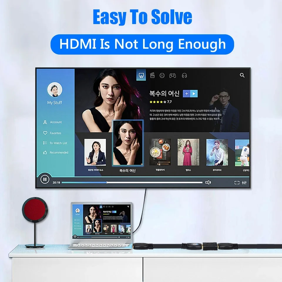 4k hdmi удлинитель женский-мама - Фотография_3