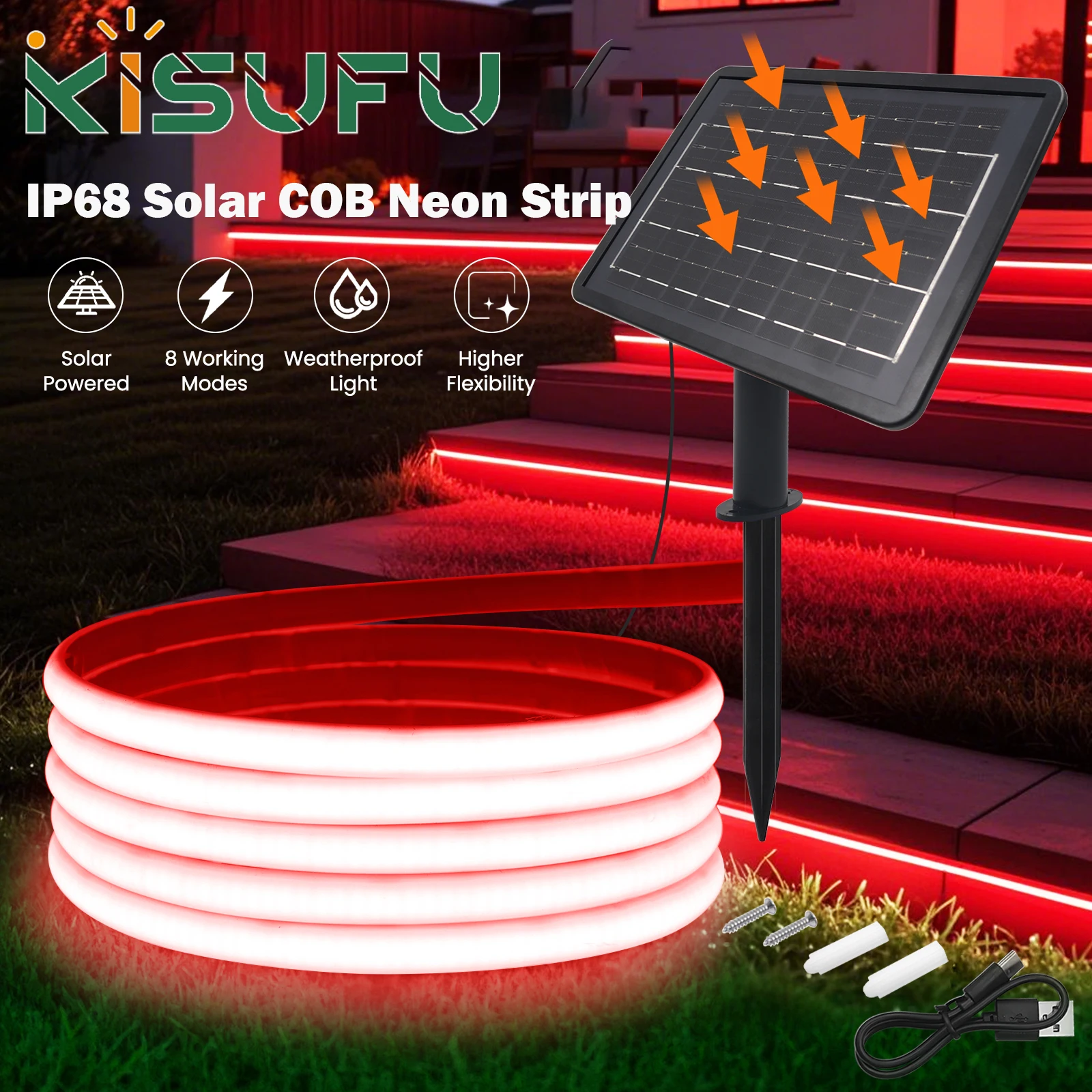 Dc24v солнечная неоновая лента