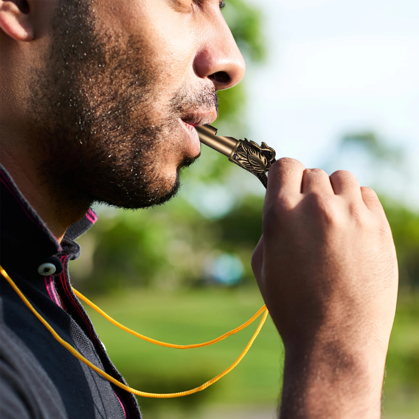 Латунные свистки с головой дракона