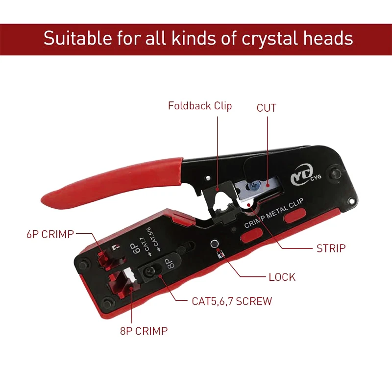 Rj45 rj12 rj11 проходной обжимной - Фотография_5