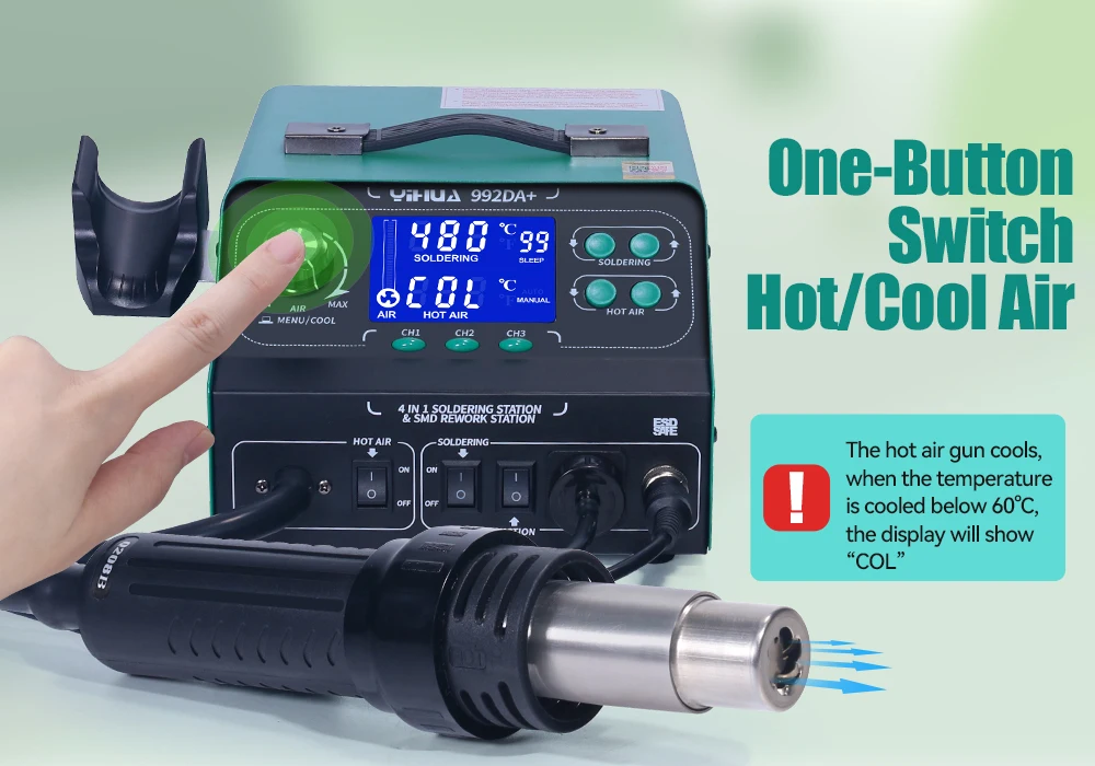 Yihua 992da + жк-паяльная станция - Фотография_6