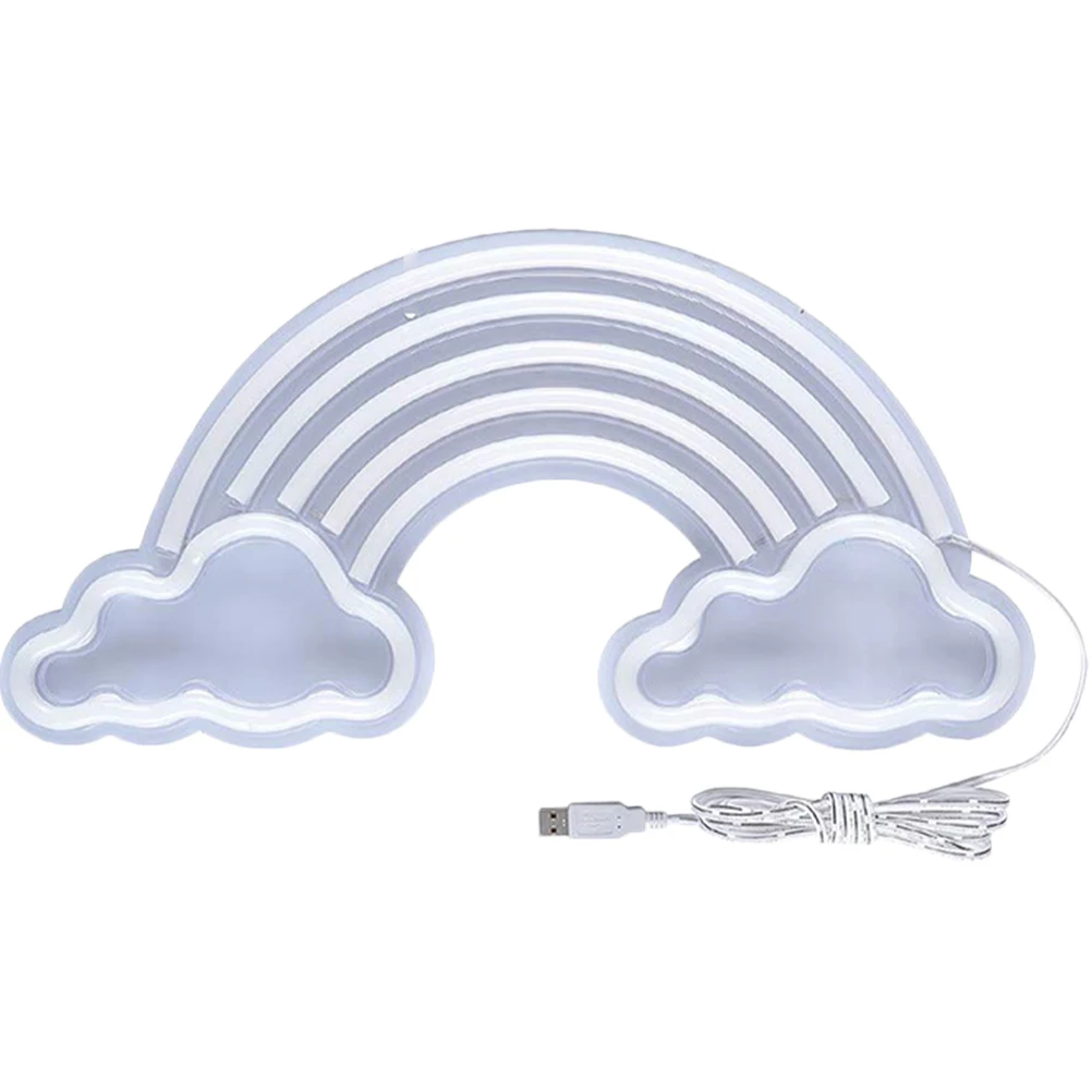 Радужная неоновая вывеска для спальни