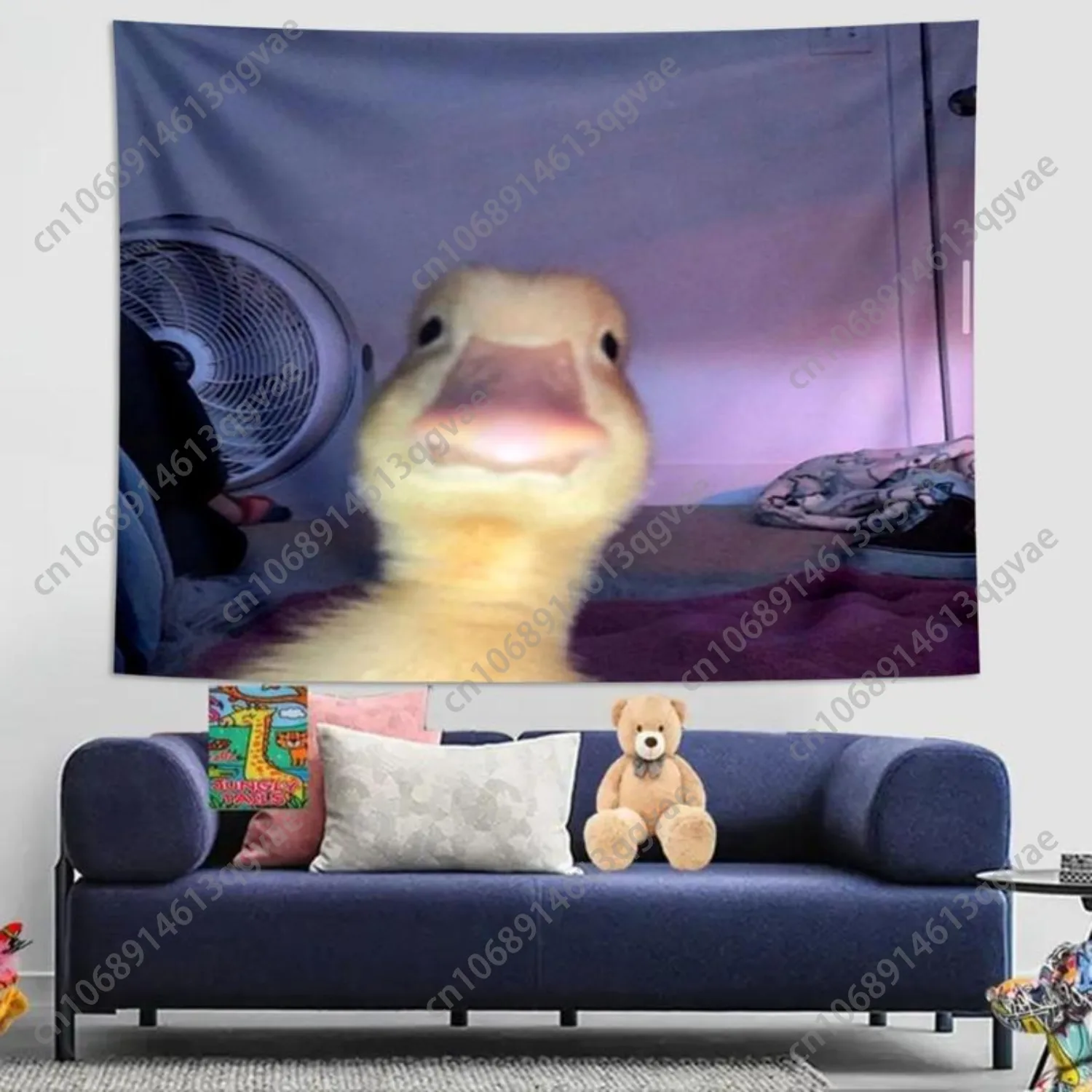 Милый гобелен с узором утки - Фотография_2