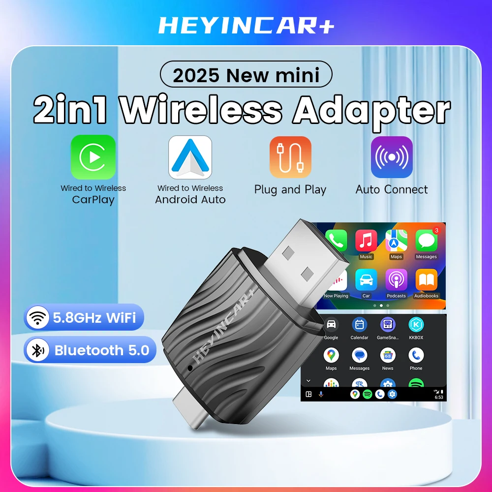 Новый беспроводной адаптер heyincar