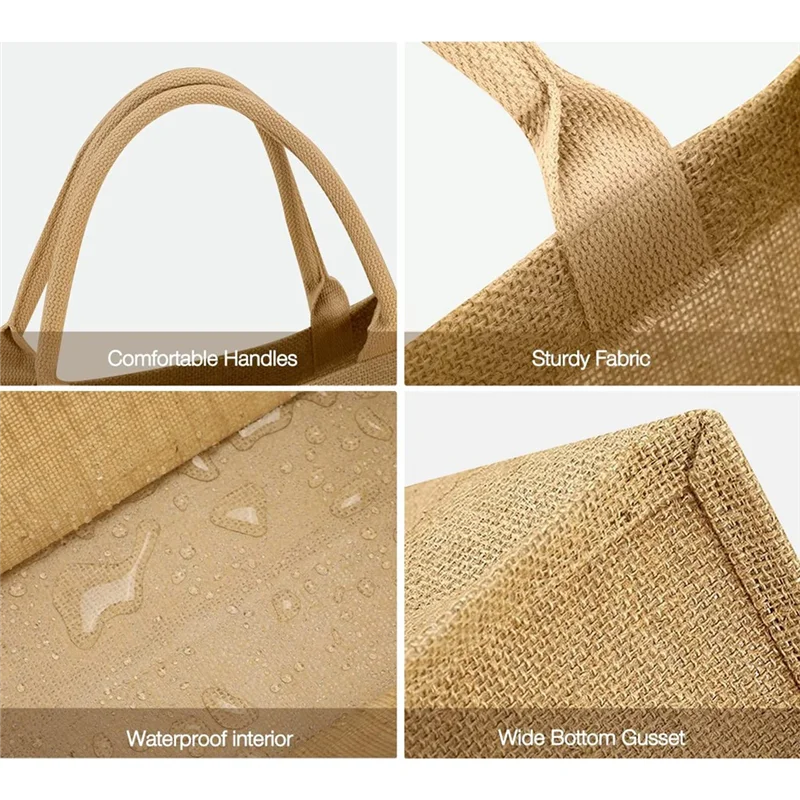 Сумки-тоут abqr из мешковины - Фотография_3